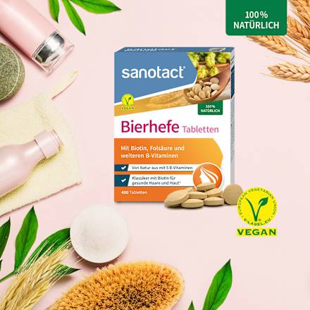 Bierhefe Tabletten 400 St sanotact