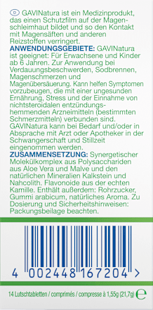 Lutschtabletten 14 St GAVINatura