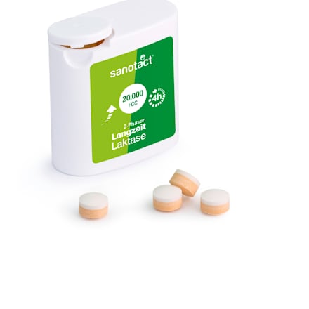 2-Phasen Langzeit Laktase 20.000 40 St. sanotact