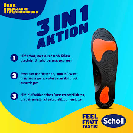 Einlegesohlen In-Balance, Gr. 37-39,5 (1 Paar) Scholl