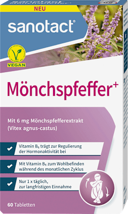 Mönchspfeffer+ Tabletten sanotact