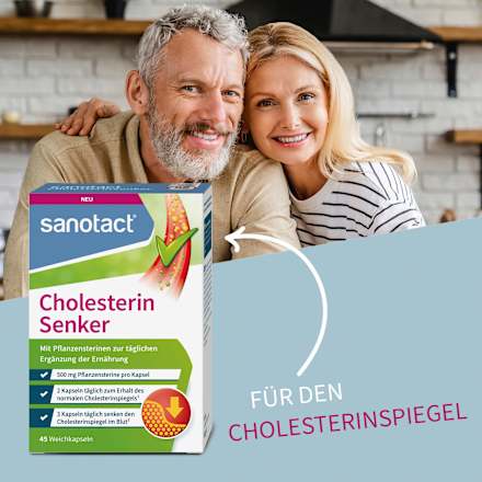 Cholesterin Senker Kapseln 45 St sanotact