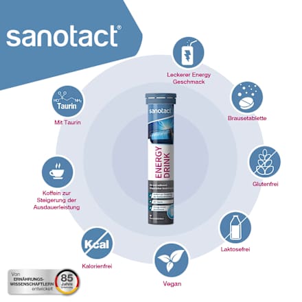 Brausetabletten Energy Drink sanotact