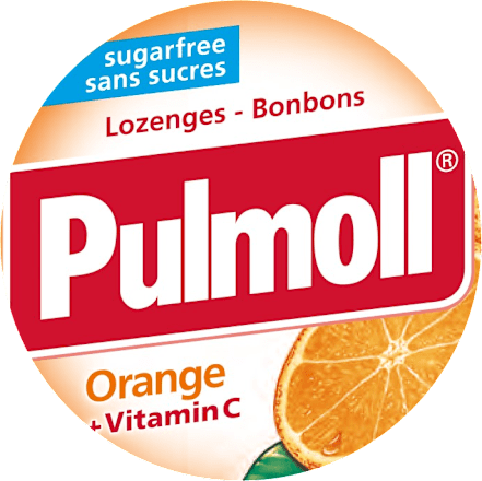 PULMOLL BOMBONE POMORANDŽA + VITAMIN C Pulmoll
