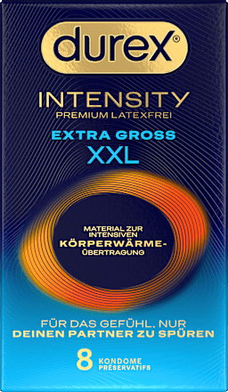 Kondome Intensity XXL, Breite 61mm Durex