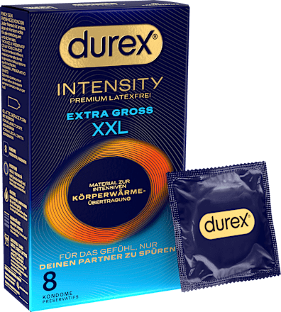 Kondome Intensity XXL, Breite 61mm Durex