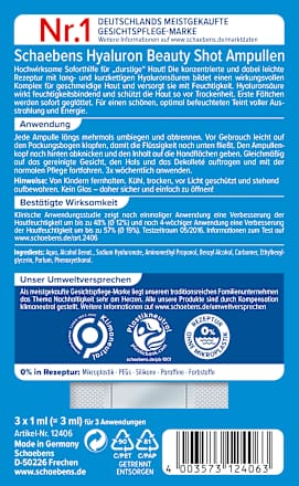 Serum Hyaluron Beauty Shots Schaebens