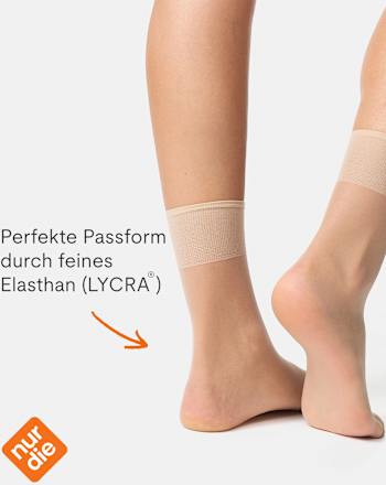 Trend & Style Söckchen Seidenfein teint 15 DEN (1 Paar) nur die