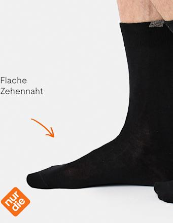 Passt Perfekt Socken schwarz Gr. 39-42 nur der