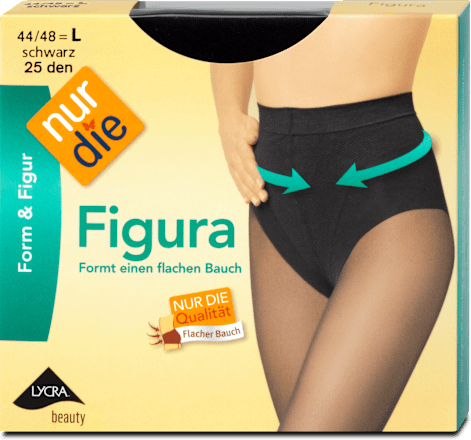 Form & Figur Figura Strumpfhose schwarz 25 DEN, Gr. 44/48 nur die