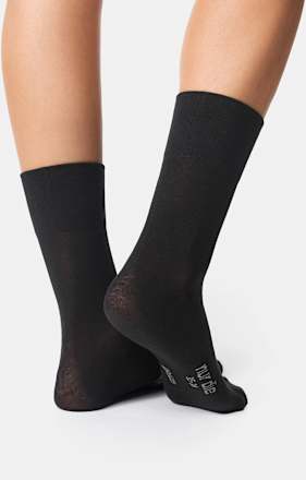Socken mit Komfortbund schwarz Gr. 39-42 nur die