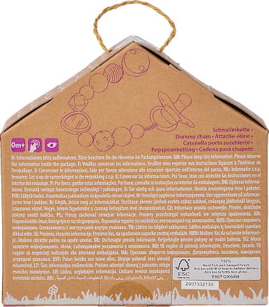 Baby Pure Schnullerkette Eichhorn