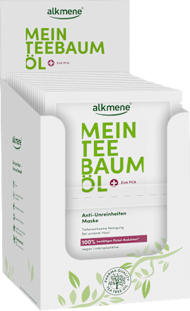Gesichtsmaske Anti-Unreinheiten Mein Teebaumöl alkmene