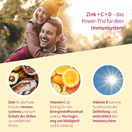 Zink + C + D Lutschtabletten 20 St. sanotact