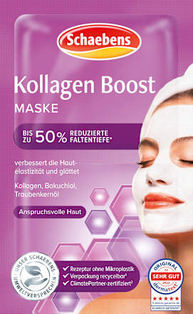 Gesichtsmaske Kollagen Boost Schaebens