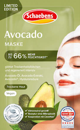 Geschtsmaske Avocado (2x5 ml) Schaebens