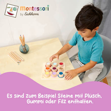 Fühlbrett Montessori Eichhorn