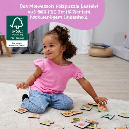 Puzzle Montessori Eichhorn
