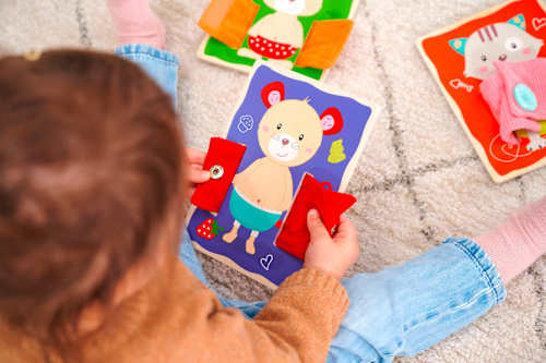 Lernbretter Holz + Stoff   Eichhorn