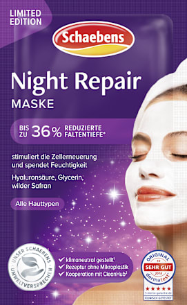 Gesichtsmaske Night Repair (2x5 ml) Schaebens