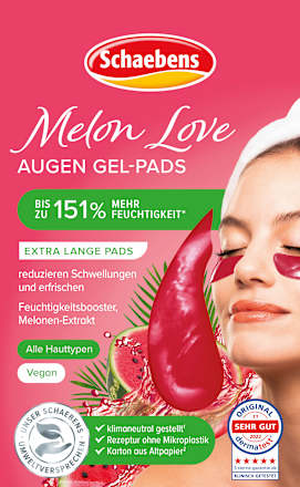 Augen Gel-Pads Melon Love (1 Paar) Schaebens