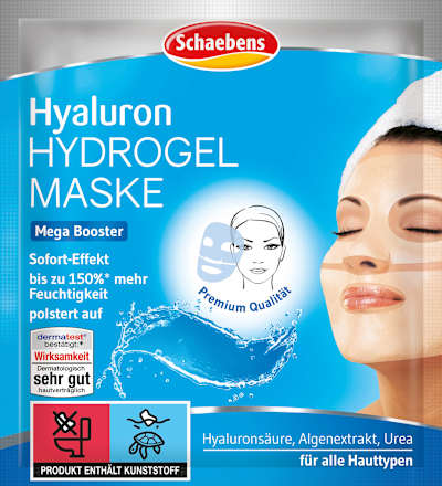 Maske Hyaluron Hydrogel Schaebens