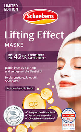 Gesichtsmaske Lifting Effect Schaebens
