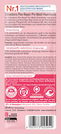 Haarmaske Plex Repair Schaebens