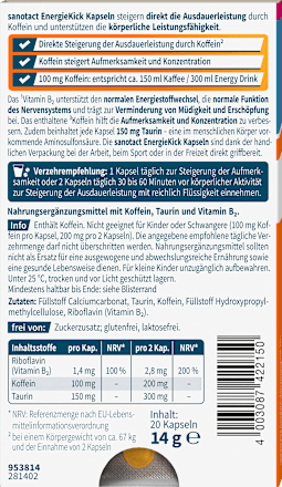 EnergieKick Kapseln 20 St sanotact