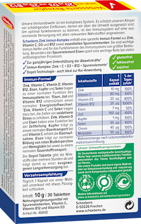 Immun-Kur Zink + C + D3 + B12  Schaebens