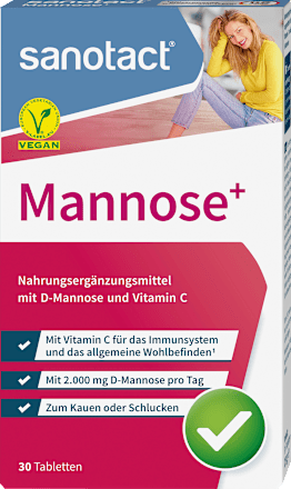 D-Mannose Plus Tabletten 30 St sanotact