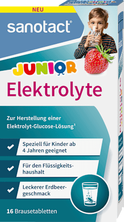 Brausetabletten Elektrolyte Junior sanotact