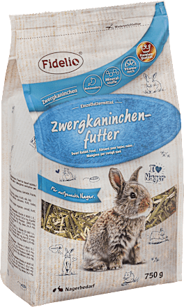 Nagerfutter für Zwergkaninchen FIDELIO