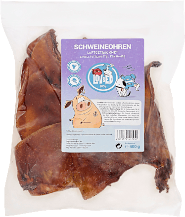 Kausnack Hund Schweineohren LOV&ED