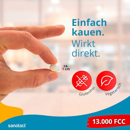 Express Laktase 13000 Kautabletten 40 St sanotact