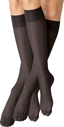 Tag für Tag Kniestrümpfe schwarz 20 DEN (1 Paar) nur die