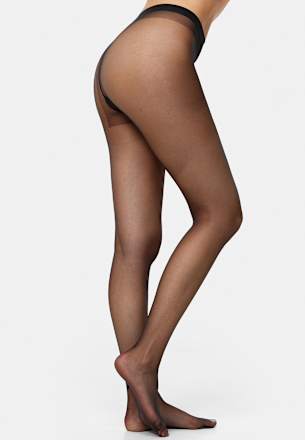 Strumpfhose transparent schwarz Gr. 44/48, 15 DEN nur die