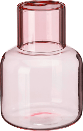 Karaffe aus Glas mit Deckel, rosa Dekorieren & Einrichten