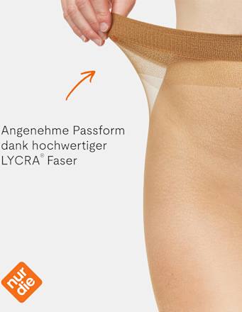 Strumpfhose transparent amber Gr. 40/44, 15 DEN nur die