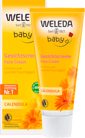 Cremă de față hidratantă cu extract de gălbenele WELEDA baby