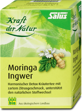 Kräutertee Moringa Ingwer Salus