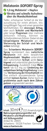 Melatonin Sofort-Spray Schaebens