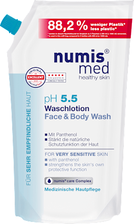 healthy skin pH 5,5 Waschlotion numis med