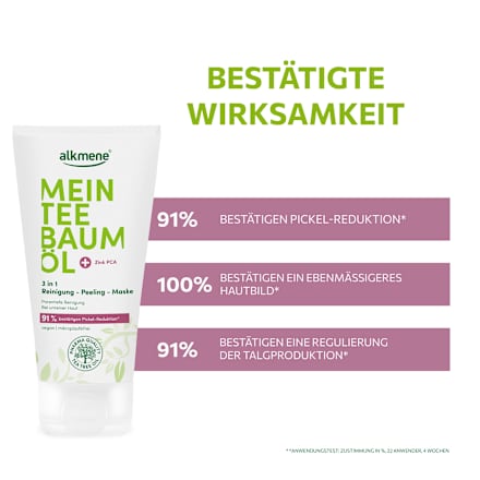 Reinigung-Peeling-Maske Mein Teebaumöl alkmene