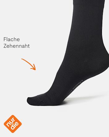 Passt Perfekt Socken schwarz Gr. 39-42 nur die