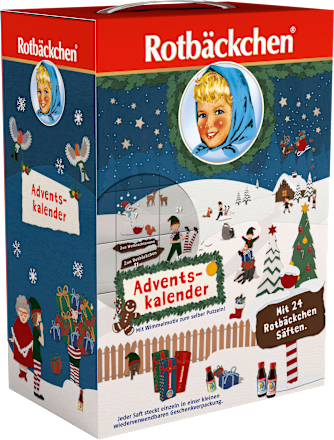 Adventskalender 2025 - Wimmelkalender Rotbäckchen