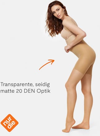 Strumpfhose Bauch-Beine-Po amber Gr. 38/40, 20 DEN nur die