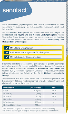 Glücksgefühl Tabletten 20 St. sanotact