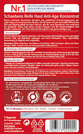 Anti Age Konzentrat reife Haut Schaebens