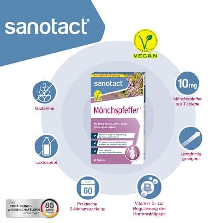 Mönchspfeffer Tabletten 60 St sanotact